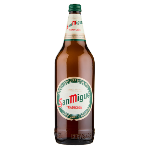 SAN MIGUEL Tradición Birra lager spagnola bottiglia 1 l