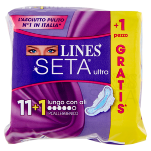 Lines Seta Ultra Lungo Con Ali 11+1 Pz