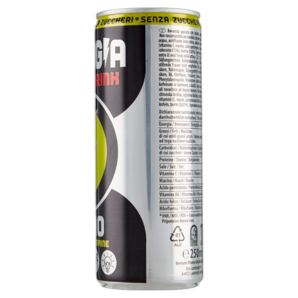 Energia Power Drink Zero 250 ml