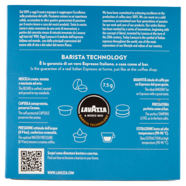 Lavazza A Modo Mio Dek 36 Capsule 270 g
