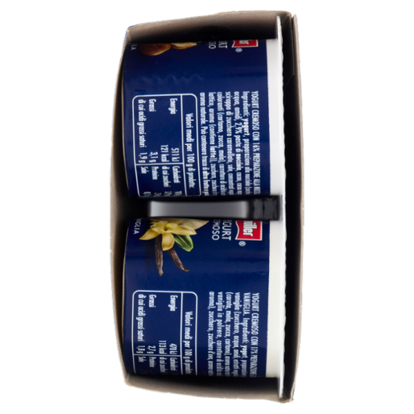 müller Yogurt Cremoso Nocciola, Vaniglia, Stracciatella, Pistacchio 8 x 125 g