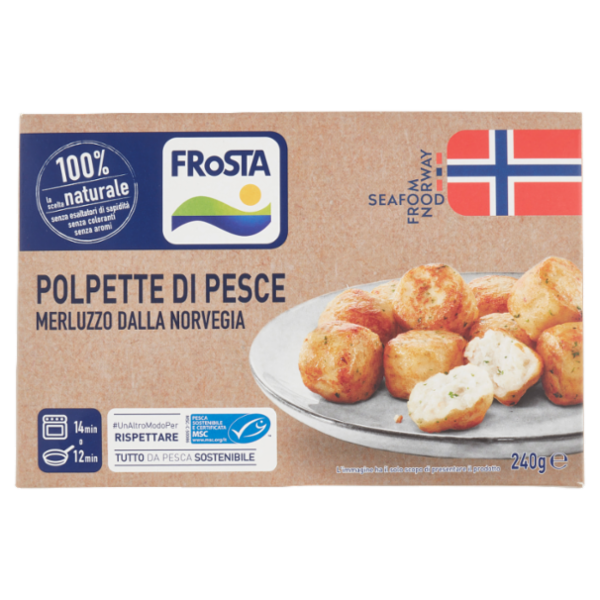 FRoSTA Polpette di Pesce Merluzzo dalla Norvegia 240 g