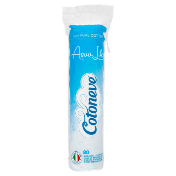 Cotoneve Aqua Life Dischetti Levatrucco 80 pz