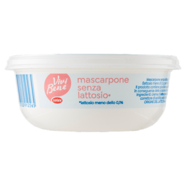 Selex Vivi Bene Mascarpone Senza Lattosio 250 g