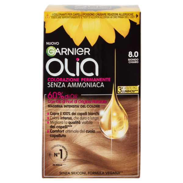 Garnier Olia Tinta Capelli, Senza Ammoniaca, Blonde 80