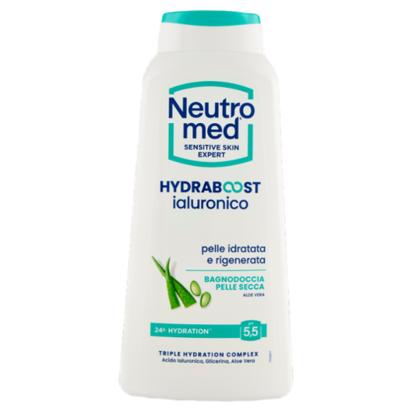 Neutromed Hydraboost ialuronico Bagnodoccia Pelle Secca Aloe Vera pH 5,5 600 ml