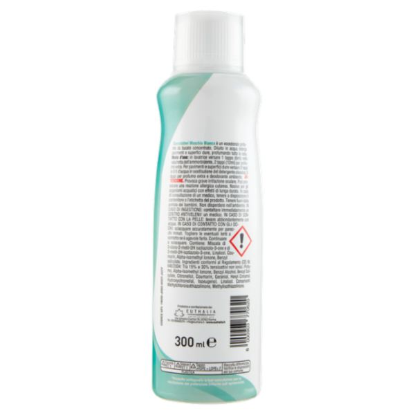 Coccolatevi Casa e Tessuti Profumatore per Biancheria e Casa Muschio Bianco 300 ml