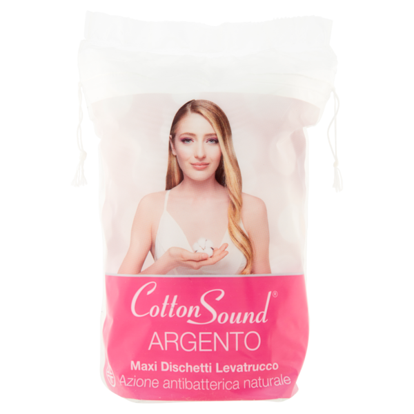 Cotton Sound Argento Maxi Dischetti Levatrucco 40 pz
