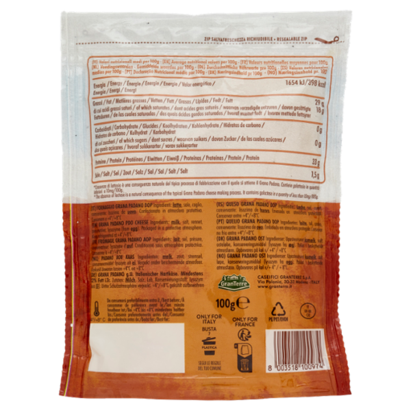 GranTerre Grano Padano DOP Petali 100 g