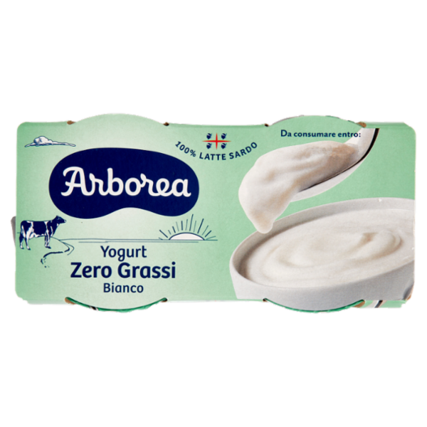 Arborea Yogurt Zero Grassi Bianco 2 x 125 g