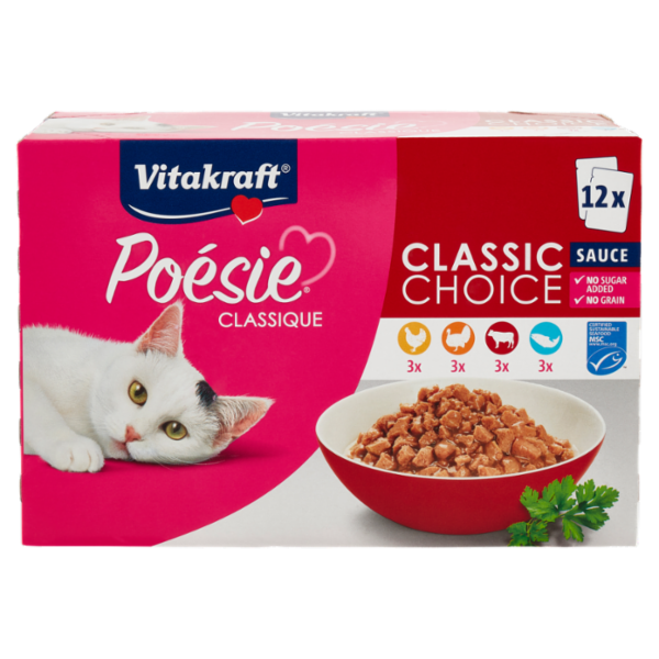 Vitakraft Poésie Classique Sauce Classic Choice 12 x 85 g