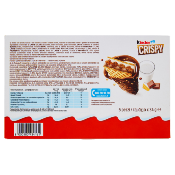 Kinder Crispy 5 x 34 g