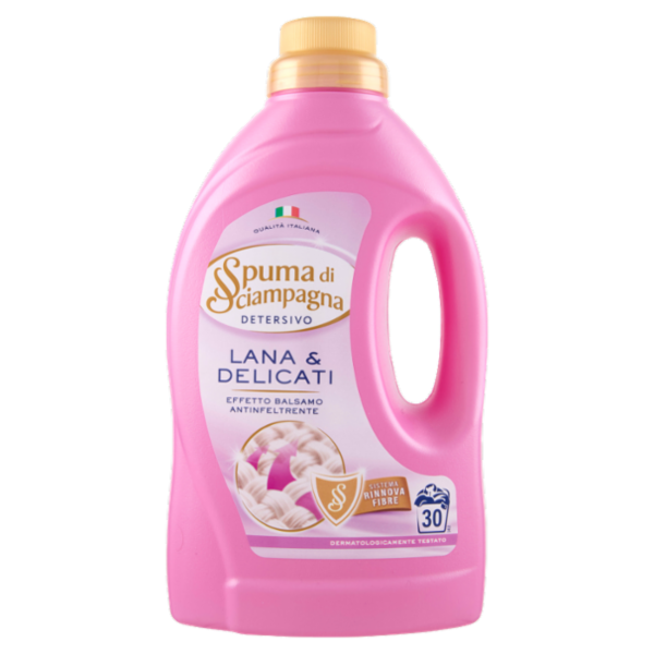 Spuma di Sciampagna Detersivo Lana & Delicati 1350 ml