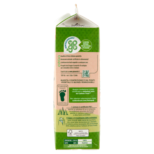 Granarolo Bio Latte Biologico Intero 1 L