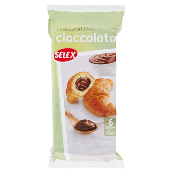 Selex Croissant con Crema al Cacao 6x45 g