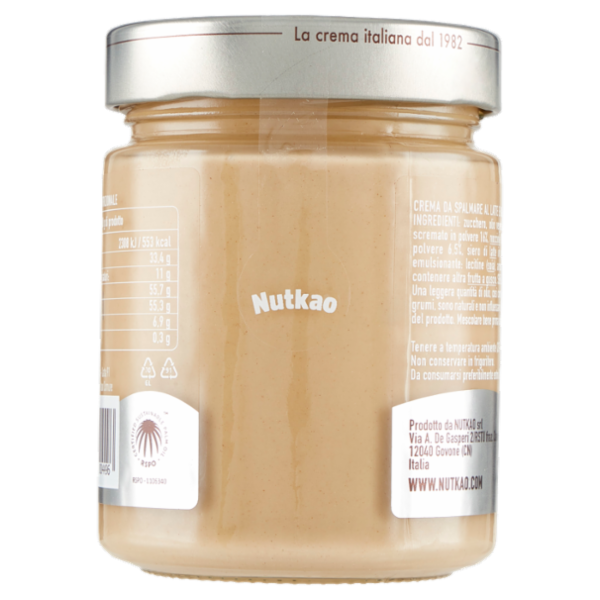 Nutkao Gran Cremeria al Latte con Nocciole Italiane 350 g