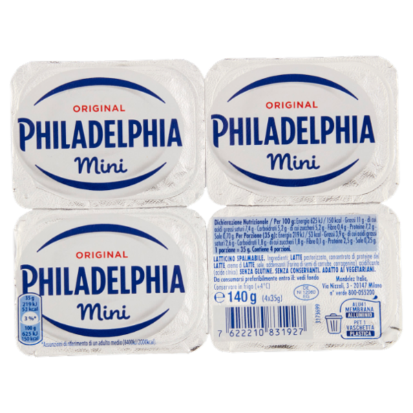 Philadelphia Original Mini formaggio fresco spalmabile - 4 x 35 g