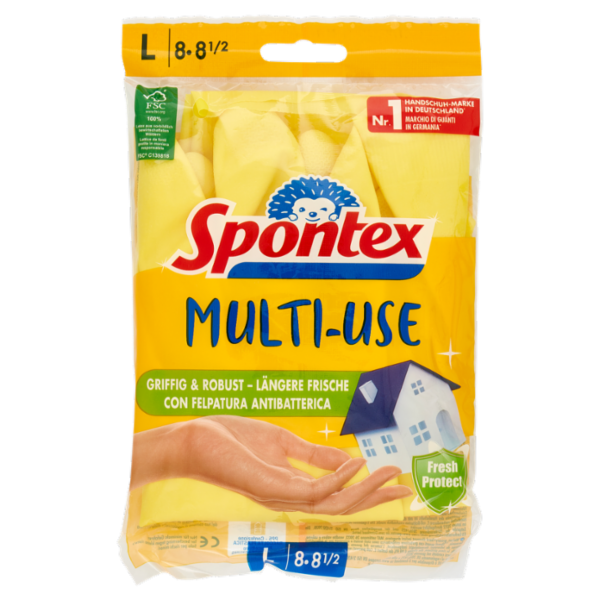 Spontex Guanti Casalinghi Multi-Use Taglia L