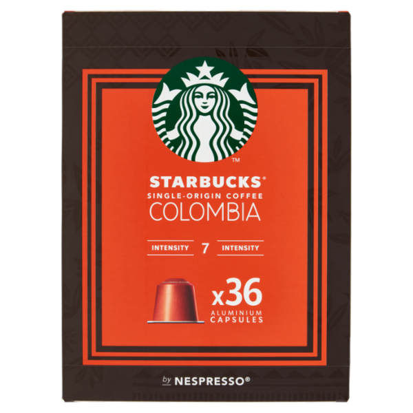 STARBUCKS Single Origin Colombia by Nespresso Caffè Espresso 36 capsule 202 g