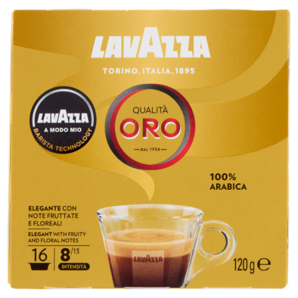 Lavazza A Modo Mio Qualità Oro 16 Capsule 120 g