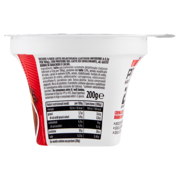 Milk Pro High Protein 20g Crema Dessert al Gusto Burro di Arachidi e Cacao 200 g