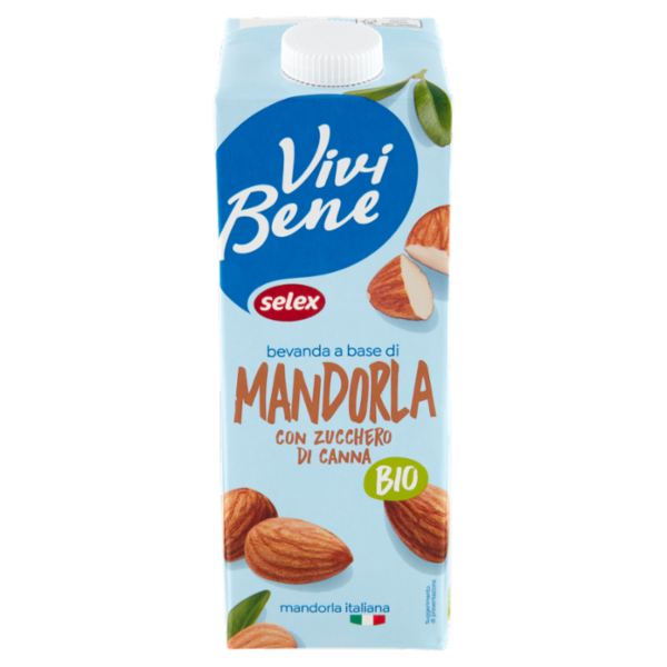 Selex Vivi Bene Bevanda a Base di Mandorla Biologica 1 L