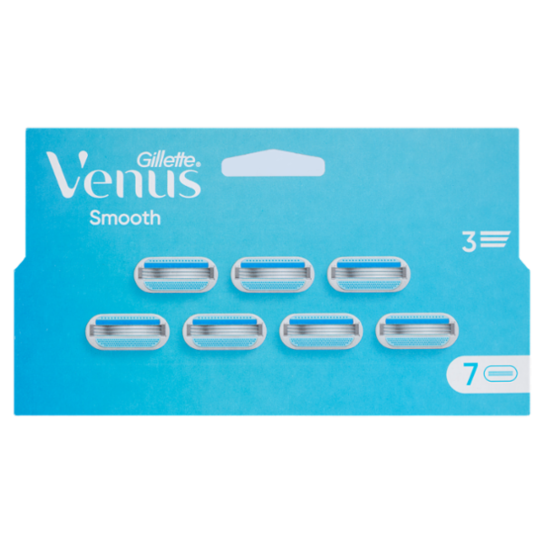 Gillette Venus Smooth Lamette di ricambio per Rasoi da Donna 7 Ricariche