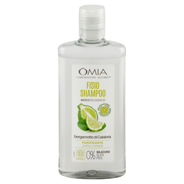 Omia Laboratori Ecobio Fisio Shampoo ecobiologico bergamotto di Calabria Purificante 200 ml