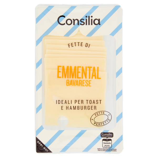 Consilia Emmental Bavarese a Fette 140 g