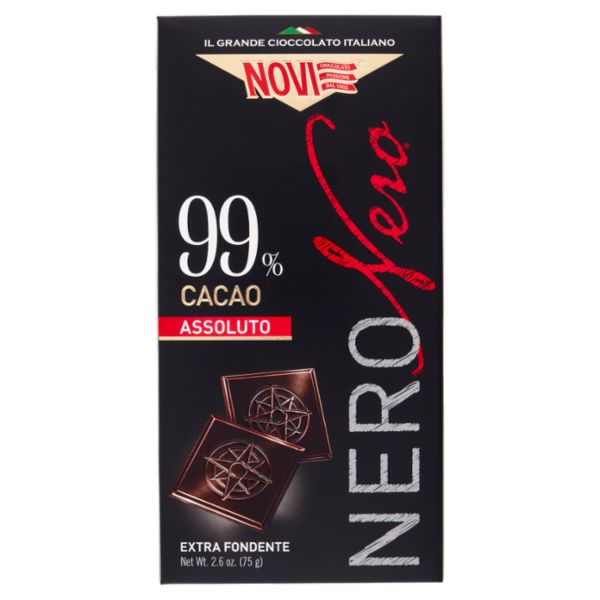 Novi NeroNero 99% Cacao Assoluto Extra Fondente 75 g