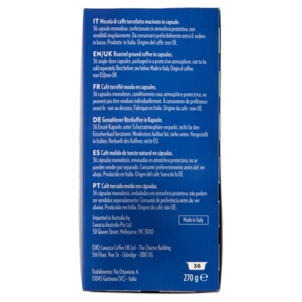 Lavazza A Modo Mio crema e gusto Ricco 36 Capsule 270 g