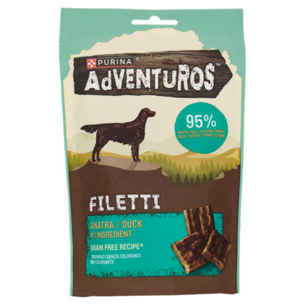 PURINA ADVENTUROS Filetti Anatra, Pollo, Tacchino e Maiale 70 g