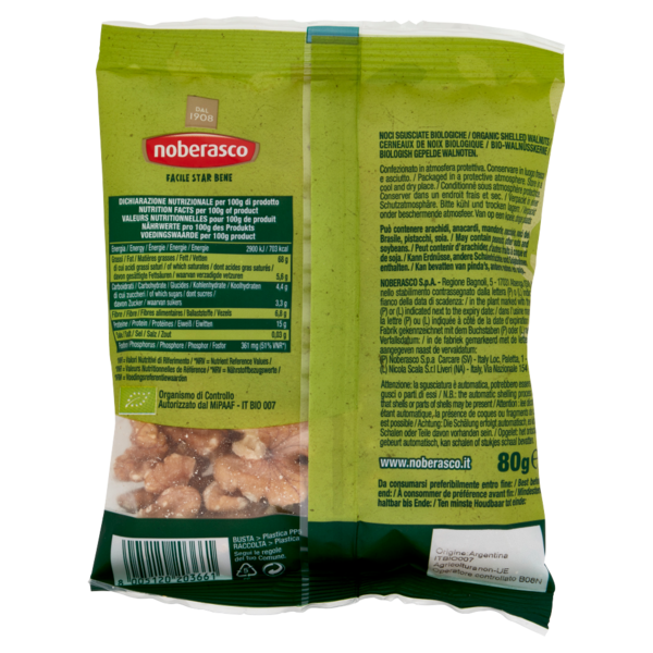 noberasco Bio Noci Sgusciate 80 g