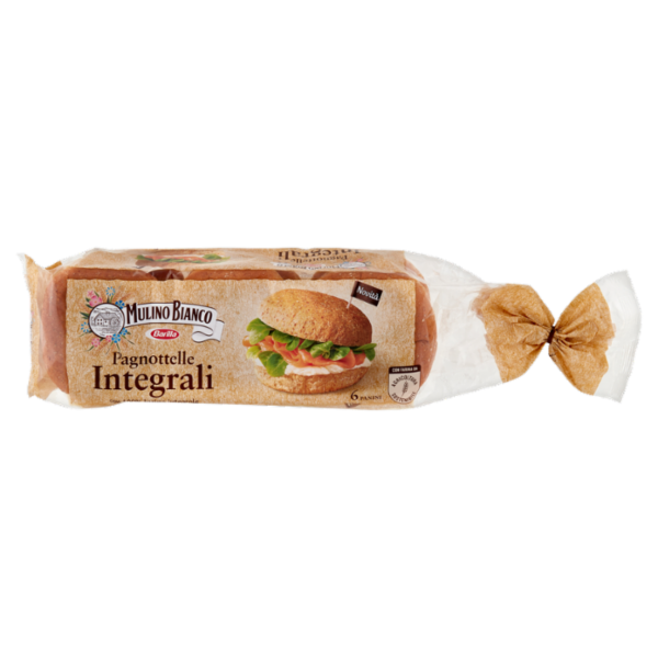 Mulino Bianco Pagnottelle Integrali Pane Ideale per Panini 330g