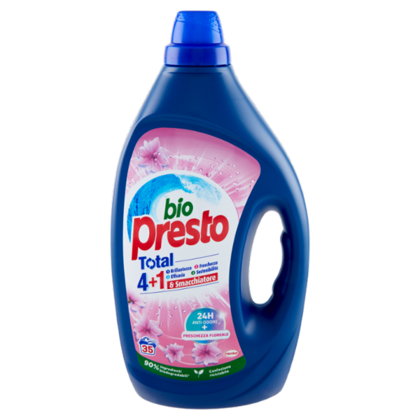 BIO PRESTO Liquido Freschezza Floreale 35 Lavaggi 1.575 ml
