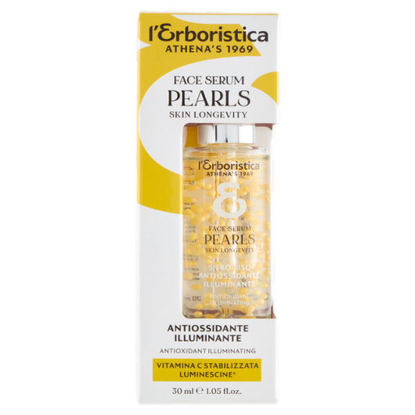 l'Erboristica Face Serum Pearls Skin Longevity Antiossidante Illuminante 30 ml