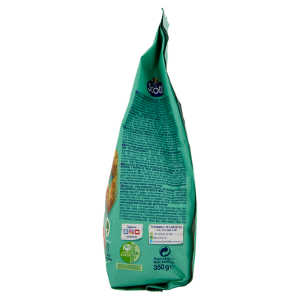 Riso Scotti Si con Riso Senza Lattosio Biscotto Integrale con Grano Saraceno 350 g