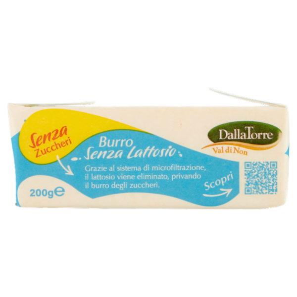 DallaTorre Burro Senza Lattosio Senza Zuccheri 200 g