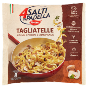4 Salti In Padella Findus Tagliatelle Ai Funghi Porcini e Champignon 550 g