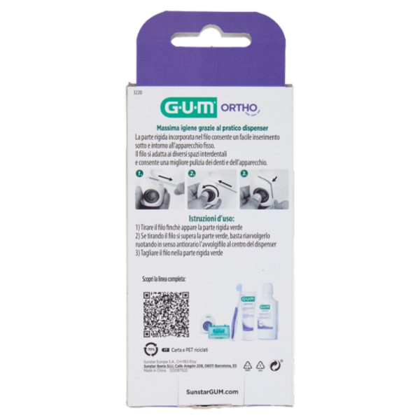 Gum Ortho Filo spugnoso con parti rigide