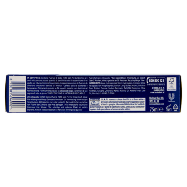 Mentadent White Now 3 in 1 75 ml