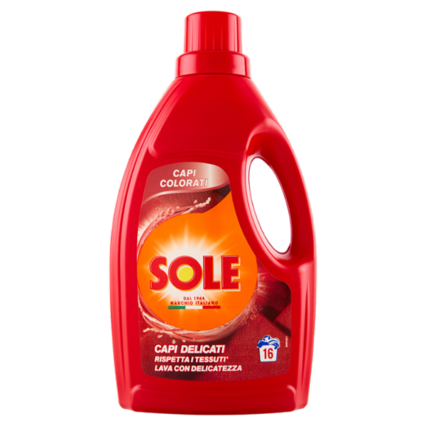 Sole Detersivo lavatrice Tutticolori 16 lavaggi 1 L