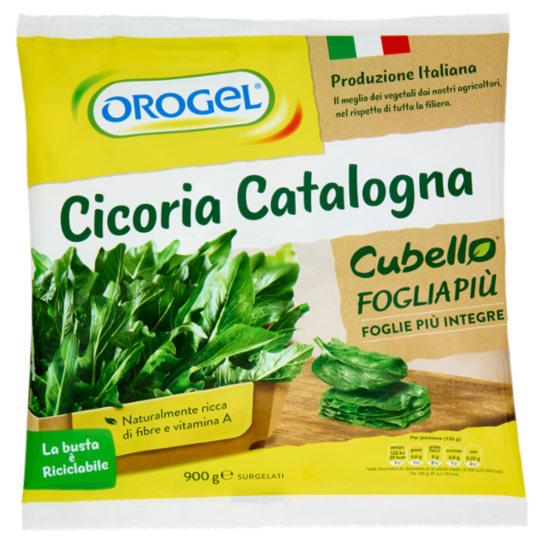 Orogel Cubello Cicoria Catalogna Surgelati 900 g