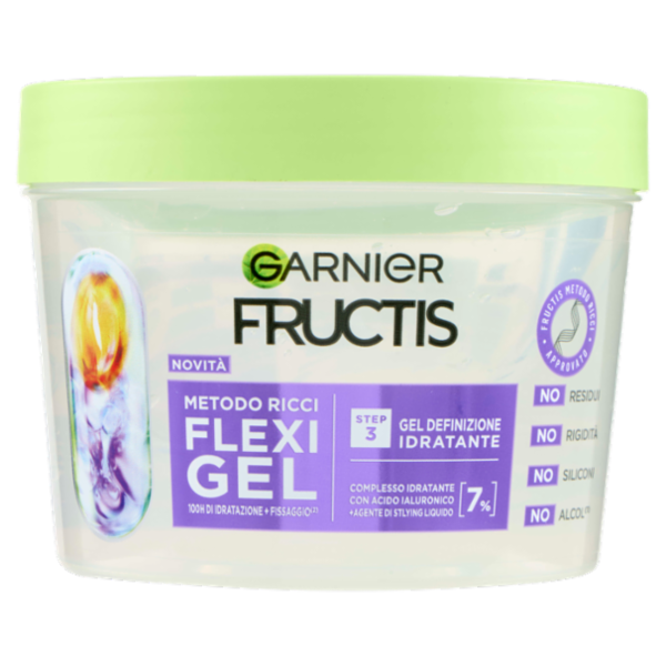 Garnier Fructis Metodo Ricci Flexi Gel Step 3 Gel Definizione Idratante 370 ml