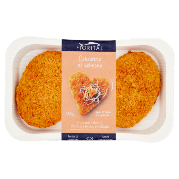 Fiorital Cotolette di salmone 180 g
