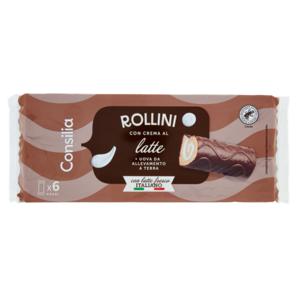 Consilia Rollini con Crema al Latte 6x37 g