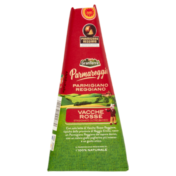 Parmareggio Parmigiano Reggiano DOP Vacche Rosse Stagionato Oltre 24 Mesi 250 g
