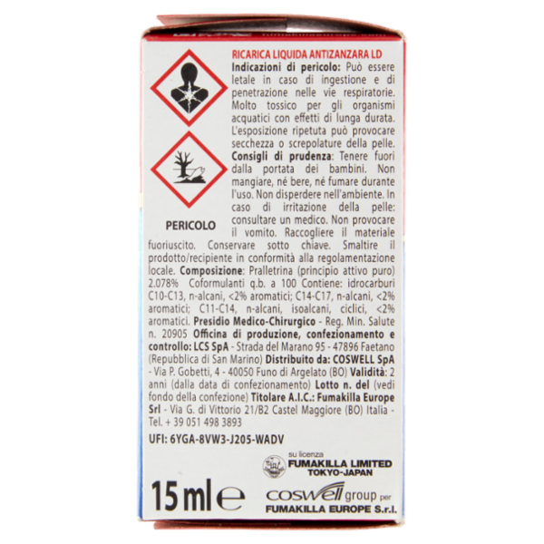 VAPE Liquido Classic Ricarica 15 ml