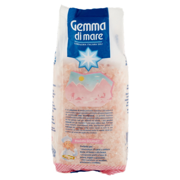 Gemma di mare Gli Integrali Sale Rosa dell'Himalaya Grosso 1000 g