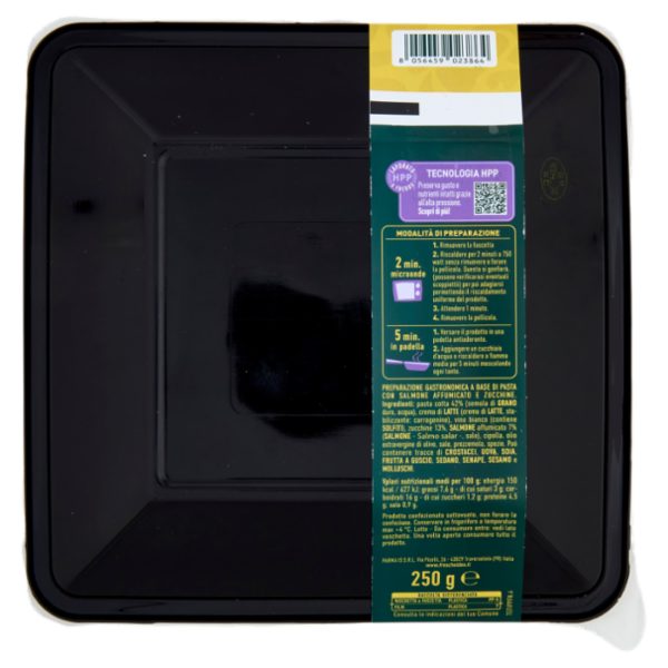 Fresche idee I Piatti di Pesce Farfalle con Salmone e Zucchine 250 g